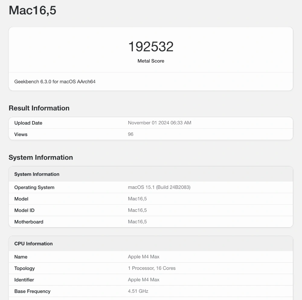 M4 Max 跑分曝光 效能惊人，CPU 和 GPU 都比上一代至少快 20%以上 - 嘉达鸭