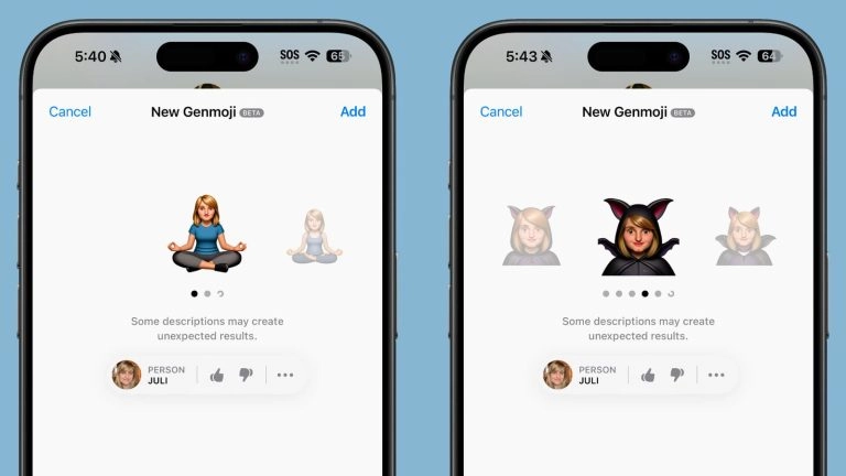 Apple Intelligence「Genmoji」上手体验：轻松创作特色 Emoji，对话增添更多乐趣 - 嘉达鸭