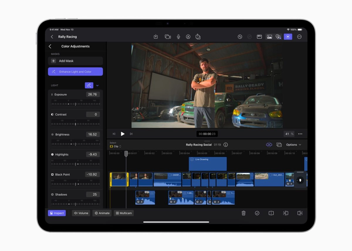 Apple 苹果公司旗下Final Cut Pro 11 正式推出！加入多项 AI 辅助工具、支持剪辑空间影片 - 嘉达鸭